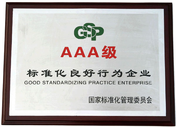 标准化良好行为企业
